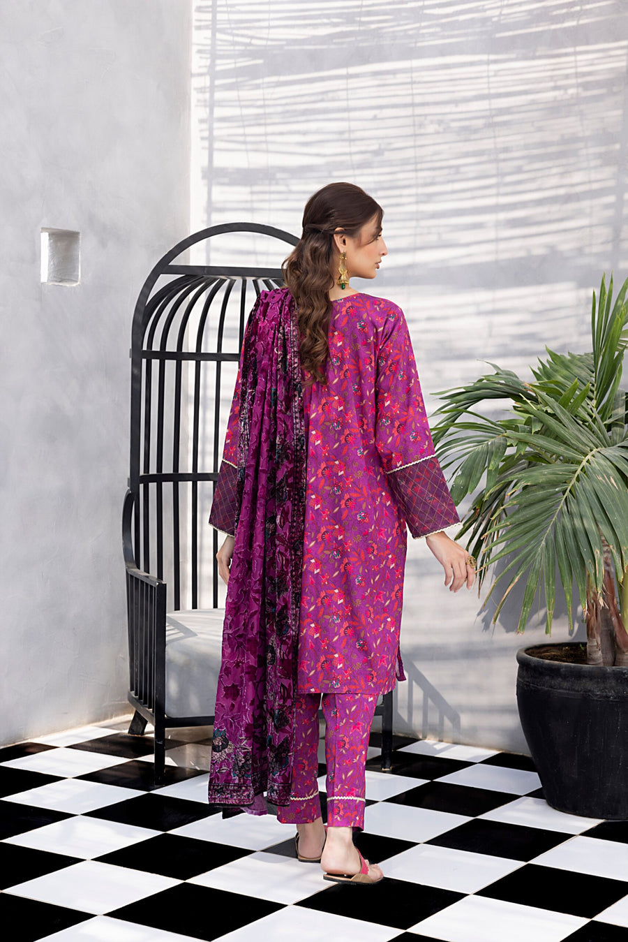 Regalia Textiles Rung-e-Sung Unstitched Cotail Linen 3Pc Suit RSPV-05