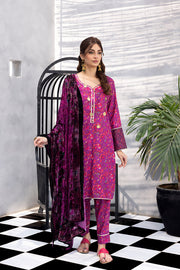 Regalia Textiles Rung-e-Sung Unstitched Cotail Linen 3Pc Suit RSPV-05