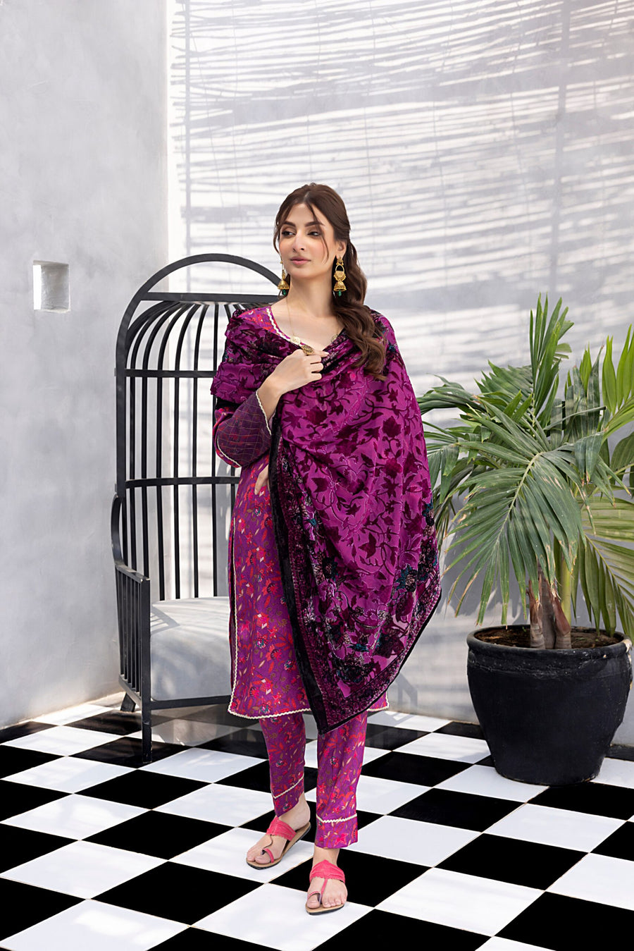 Regalia Textiles Rung-e-Sung Unstitched Cotail Linen 3Pc Suit RSPV-05