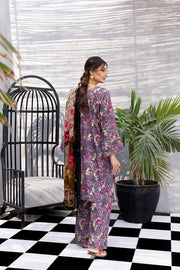Regalia Textiles Rung-e-Sung Unstitched Cotail Linen 3Pc Suit RSPV-06