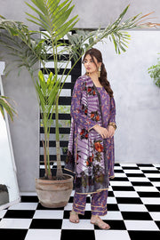 Regalia Textiles Rung-e-Sung Unstitched Cotail Linen 3Pc Suit RSPV-08