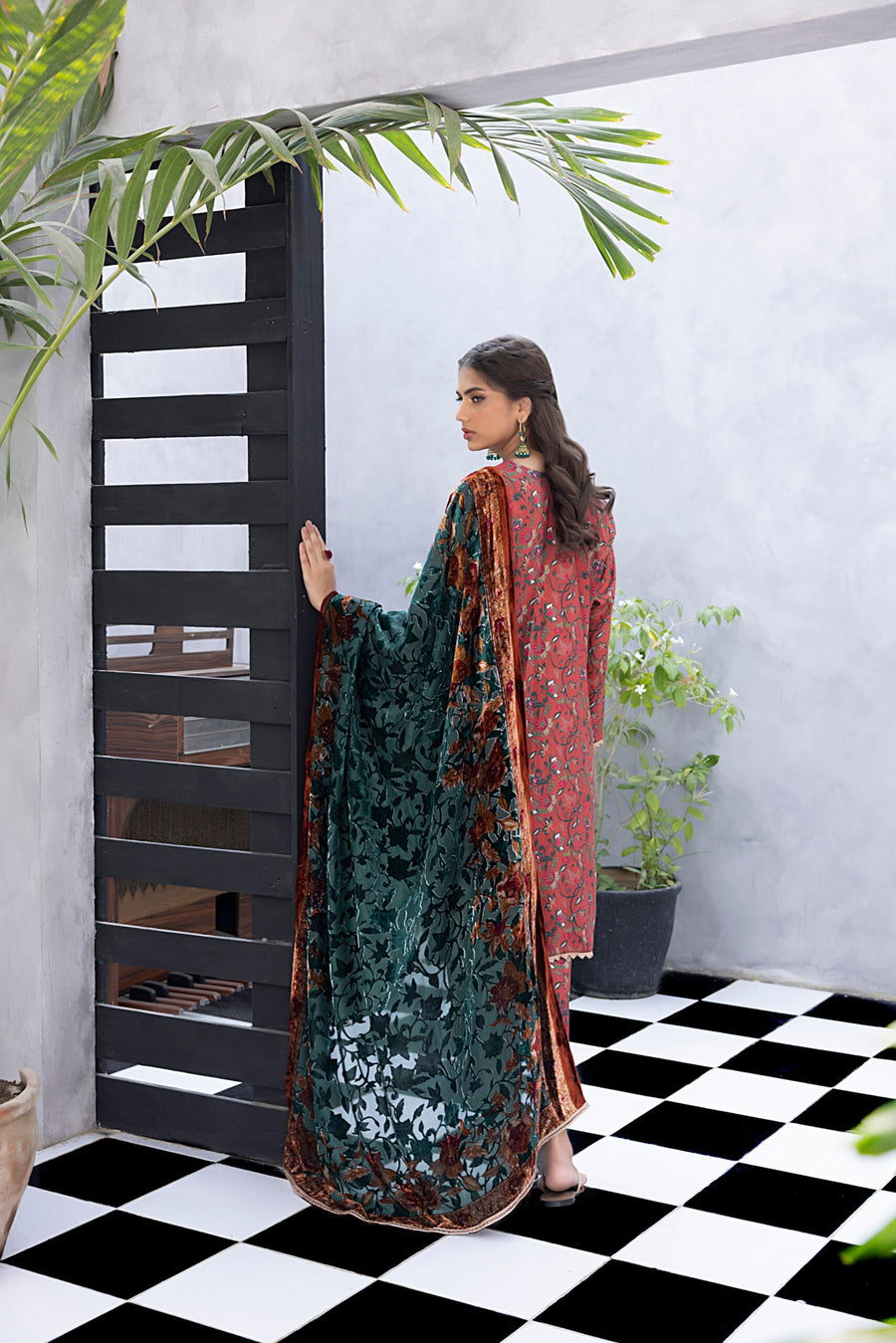 Regalia Textiles Rung-e-Sung Unstitched Cotail Linen 3Pc Suit RSPV-09