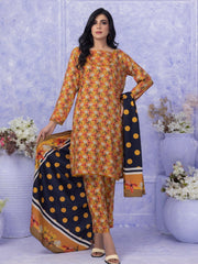 Ghazal by Regalia Textiles Printed Linen Unstitched 3Pc Suit D-04