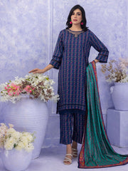 Ghazal by Regalia Textiles Printed Linen Unstitched 3Pc Suit D-06