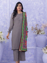 Ghazal by Regalia Textiles Printed Linen Unstitched 3Pc Suit D-09