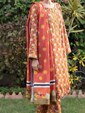 Ghazal by Regalia Textiles Printed Linen Unstitched 3Pc Suit D-15
