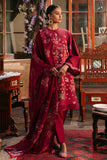 Cross Stitch Eid Lawn Unstitched Embroidered 3Pc Suit D-01 Ruby Maze