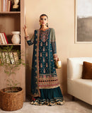 Raahi by Xenia Embroidered Chiffon Unstitched 3Pc Suit RUL-24-07 NEHMAT