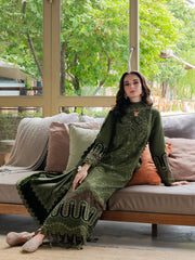 Faiza Faisal Dastaan Embroidered Khaddar Unstitched 3Pc Suit - RUMIYA