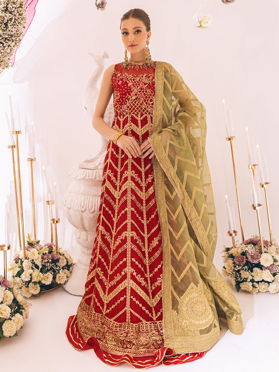 Sawariya by Roheenaz Luxury Chiffon Unstitched 3Pc Suit RUNCH230103