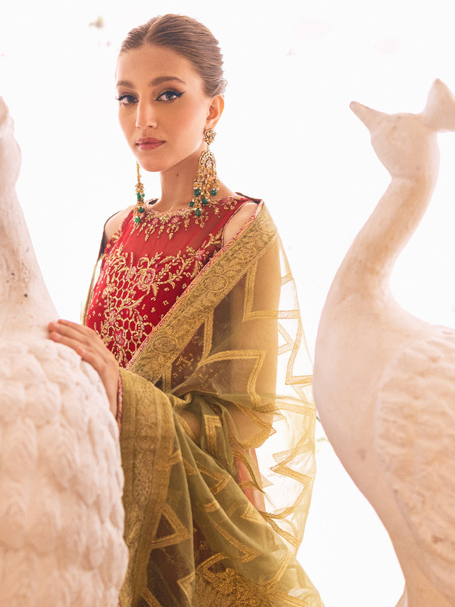 Sawariya by Roheenaz Luxury Chiffon Unstitched 3Pc Suit RUNCH230103