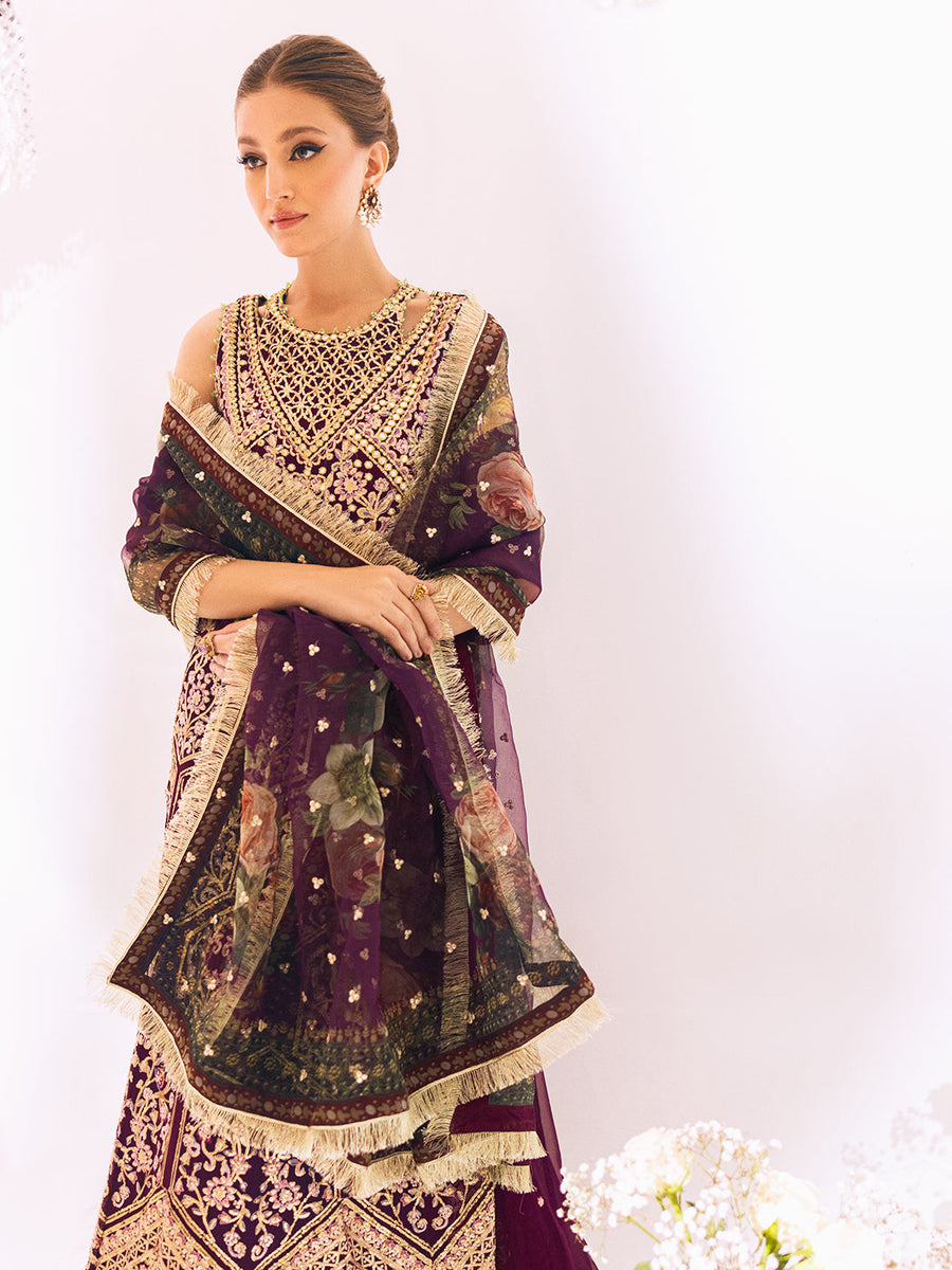 Sawariya by Roheenaz Luxury Chiffon Unstitched 3Pc Suit RUNCH230107