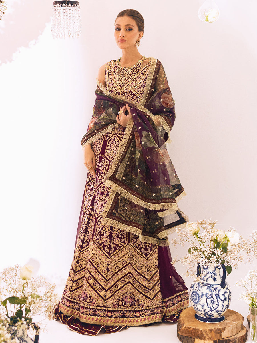 Sawariya by Roheenaz Luxury Chiffon Unstitched 3Pc Suit RUNCH230107