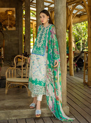 Roheenaz Ethereal Bloom Unstitched Printed Lawn 3Pc Suit RNZ-04B Zafira