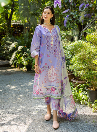 Roheenaz Ethereal Bloom Unstitched Printed Lawn 3Pc Suit RNZ-05B Meliora