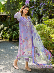 Roheenaz Ethereal Bloom Unstitched Printed Lawn 3Pc Suit RNZ-05B Meliora