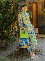 Roheenaz Ethereal Bloom Unstitched Printed Lawn 3Pc Suit RNZ-06A Celora