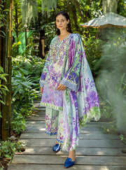 Roheenaz Ethereal Bloom Unstitched Printed Lawn 3Pc Suit RNZ-06B Florisse