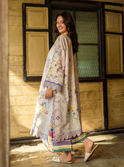 Roheenaz Ethereal Bloom Unstitched Printed Lawn 3Pc Suit RNZ-07A Liora