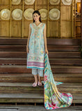 Roheenaz Ethereal Bloom Unstitched Printed Lawn 3Pc Suit RNZ-08A Mistelle