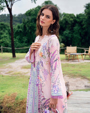 Roheenaz Garden Veil Printed Lawn Unstitched 3Pc Suit RNZ2501B Lilac Dust