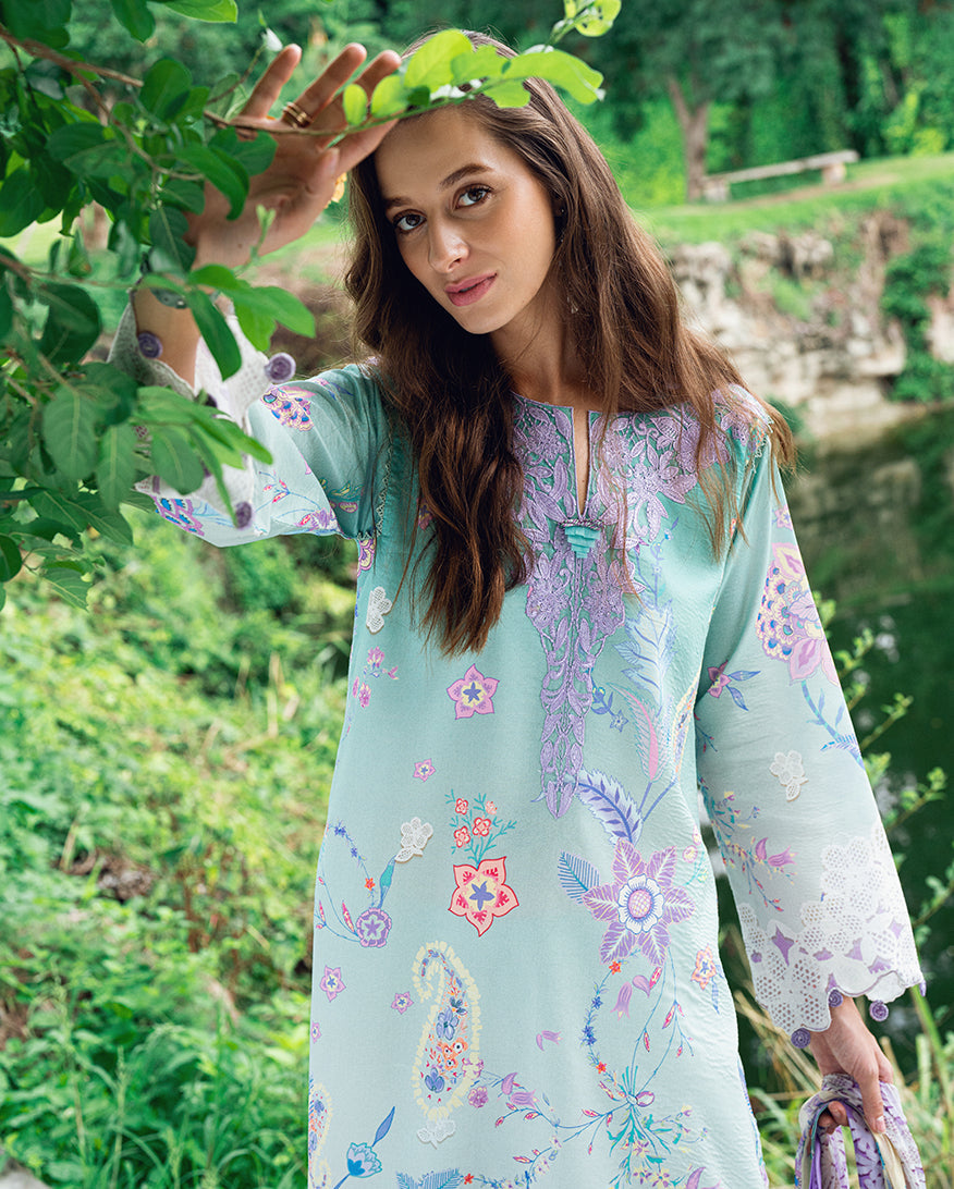 Roheenaz Garden Veil Printed Lawn Unstitched 3Pc Suit RNZ2502A Jazmine Haze