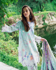 Roheenaz Garden Veil Printed Lawn Unstitched 3Pc Suit RNZ2502A Jazmine Haze