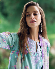 Roheenaz Garden Veil Printed Lawn Unstitched 3Pc Suit RNZ2502A Jazmine Haze