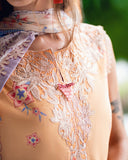 Roheenaz Garden Veil Printed Lawn Unstitched 3Pc Suit RNZ2502B Coral Whim