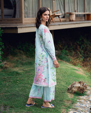 Roheenaz Garden Veil Printed Lawn Unstitched 3Pc Suit RNZ2503A Twilight Fizz