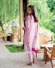Roheenaz Garden Veil Printed Lawn Unstitched 3Pc Suit RNZ2503B Rosey Daze