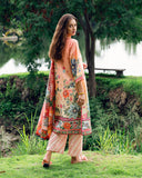 Roheenaz Garden Veil Printed Lawn Unstitched 3Pc Suit RNZ2504A Petal Glaze