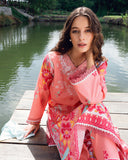 Roheenaz Garden Veil Printed Lawn Unstitched 3Pc Suit RNZ2506B Berry Glint