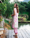 Roheenaz Garden Veil Printed Lawn Unstitched 3Pc Suit RNZ2507B Tulip Sugar