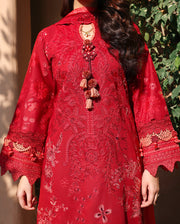 Roheenaz Summer Reverie Embroidered Lawn Unstitched 3Pc Suit - Opaline