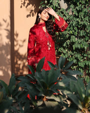 Roheenaz Summer Reverie Embroidered Lawn Unstitched 3Pc Suit - Opaline