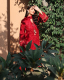 Roheenaz Summer Reverie Embroidered Lawn Unstitched 3Pc Suit - Opaline