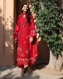 Roheenaz Summer Reverie Embroidered Lawn Unstitched 3Pc Suit - Opaline