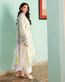 Roheenaz Summer Reverie Embroidered Lawn Unstitched 3Pc Suit - Celestia