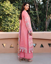 Roheenaz Summer Reverie Embroidered Lawn Unstitched 3Pc Suit - Velora