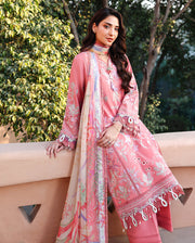 Roheenaz Summer Reverie Embroidered Lawn Unstitched 3Pc Suit - Velora