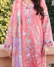 Roheenaz Summer Reverie Embroidered Lawn Unstitched 3Pc Suit - Velora