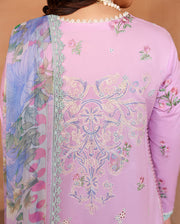 Roheenaz Summer Reverie Embroidered Lawn Unstitched 3Pc Suit - Ardor