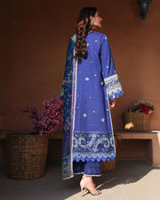 Roheenaz Summer Reverie Embroidered Lawn Unstitched 3Pc Suit - Lunara
