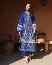 Roheenaz Summer Reverie Embroidered Lawn Unstitched 3Pc Suit - Lunara