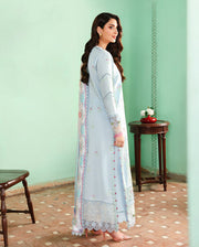 Roheenaz Summer Reverie Embroidered Lawn Unstitched 3Pc Suit - Solenne