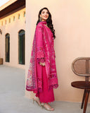 Roheenaz Summer Reverie Embroidered Lawn Unstitched 3Pc Suit - Ivoria