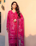 Roheenaz Summer Reverie Embroidered Lawn Unstitched 3Pc Suit - Ivoria