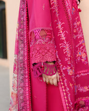 Roheenaz Summer Reverie Embroidered Lawn Unstitched 3Pc Suit - Ivoria