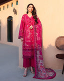 Roheenaz Summer Reverie Embroidered Lawn Unstitched 3Pc Suit - Ivoria